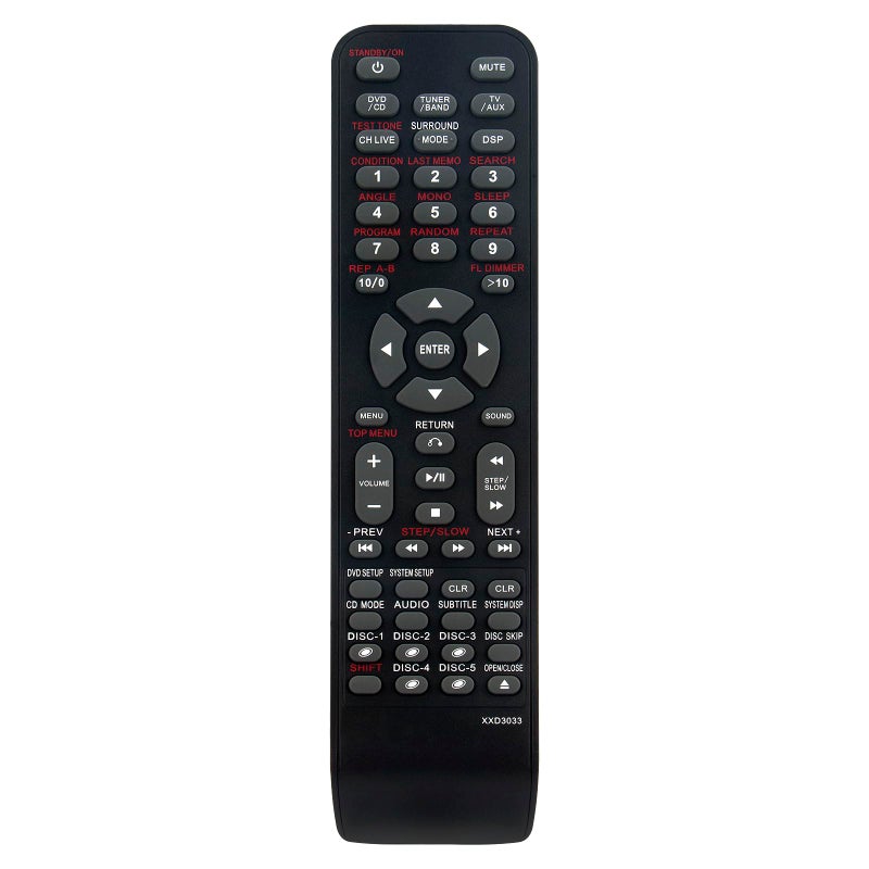 AULCMEET New XXD3033 Replace Remote fit for Pioneer DVD Receiver XV-HTD50 XV-HTD5 XV-HTD320 S-htd320 S-HTD50 S-HTD5 XV-HTD510 S-HTD510 HTD-510DV XV-HTD520 S-HTD520 XV-HTD1 S-HTD1 XV-HTD5100V XV-HTD510DV - Image 3